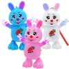 Electric Swing Rabbit 2023 New Electric doll for the Year of the Rabbit, wholesale from children's toy manufacturers at night market stalls Item Picture